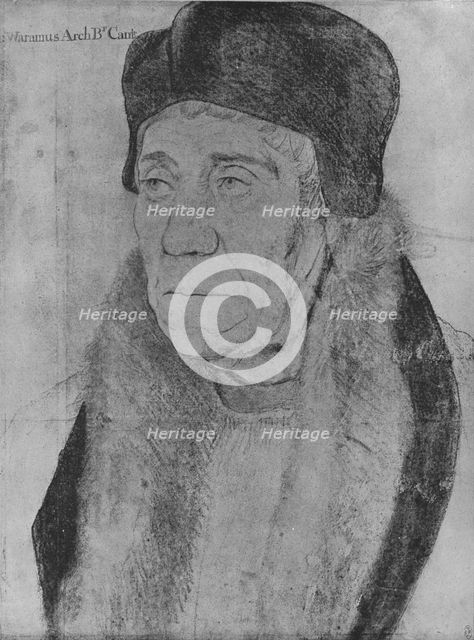 'William Warham, Archbishop of Canterbury', 1527 (1945). Artist: Hans Holbein the Younger.