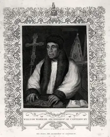 William Warham, Archbishop of Canterbury 19th century. Artist: WT Mote