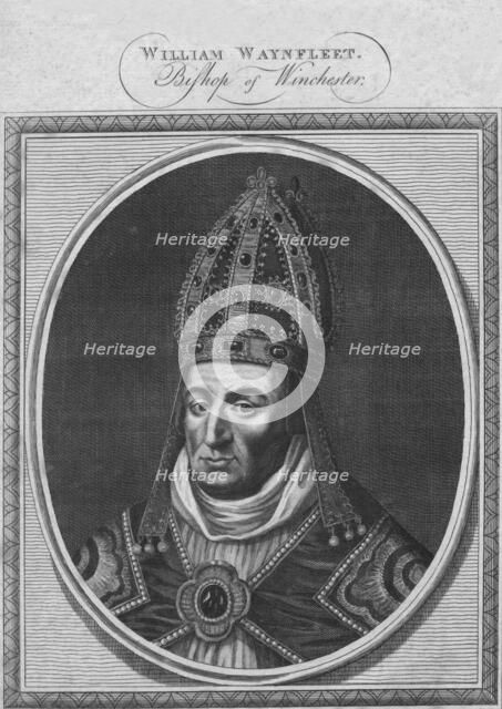 'William Waynfleet, Bishop of Winchester', 1786. Creator: Unknown.