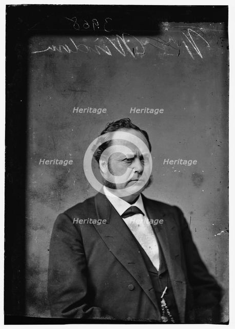 William Windom of Minnesota, between 1870 and 1880. Creator: Unknown.