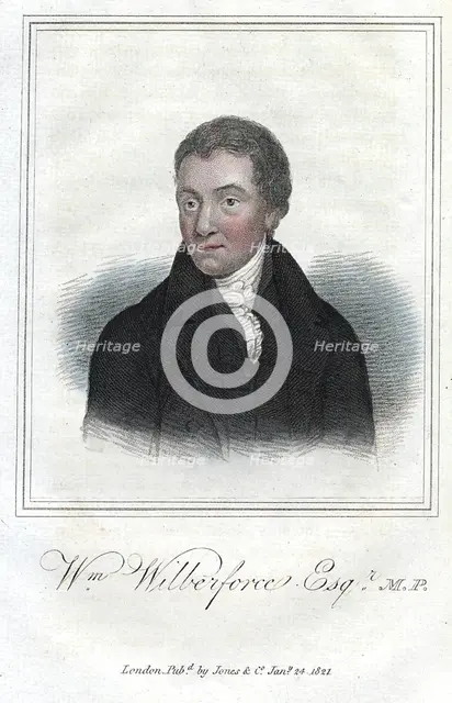 William Wilberforce, English anti-slavery campaigner, 1821. Artist: Unknown