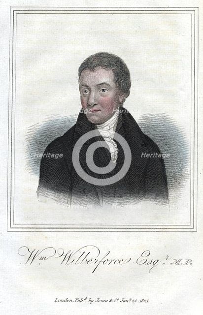 William Wilberforce, English anti-slavery campaigner, 1821. Artist: Unknown