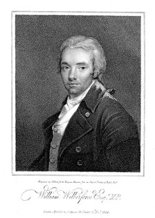 William Wilberforce, English philanthropist and anti-slavery campaigner, 1814