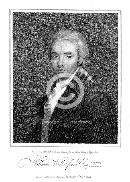 William Wilberforce, English philanthropist and anti-slavery campaigner, 1814. Artist: Unknown