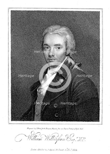 William Wilberforce, English philanthropist and anti-slavery campaigner, 1814. Artist: Unknown