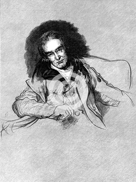 William Wilberforce, from the...portrait by Sir Thomas Lawrence, National Portrait Gallery, 1871. Creator: William Hollidge.