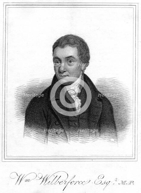 William Wilberforce, philanthropist, evangelical Christian and anti-slavery campaigner, 1821. Artist: Unknown