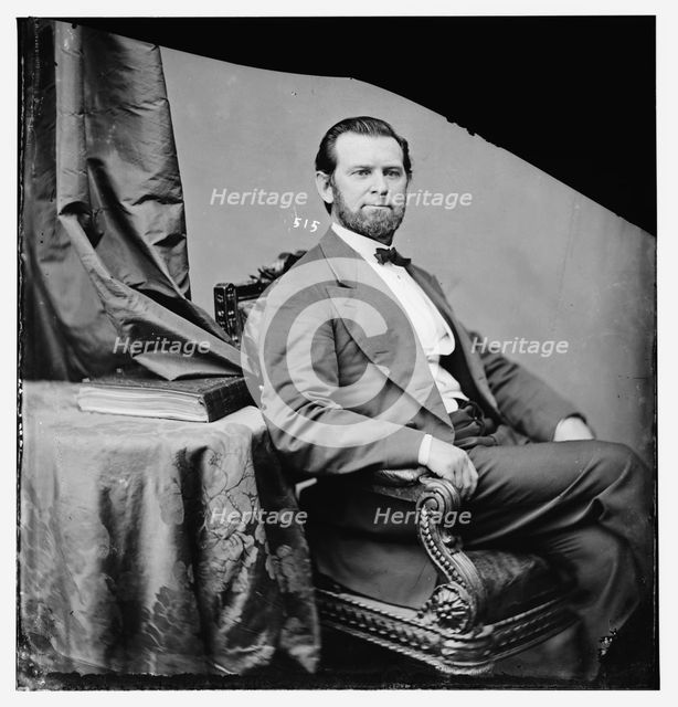 William Williams of Indiana, between 1860 and 1875. Creator: Unknown.