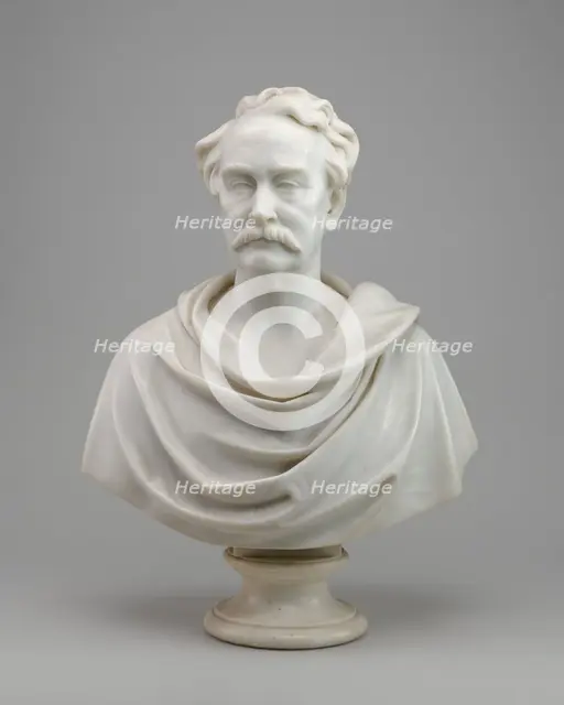 William Wilson Corcoran, 1874. Creator: William Henry Rinehart.