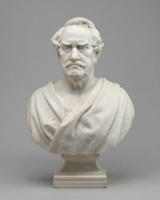 William Wilson Corcoran, model 1882, carved 1883. Creator: John Quincy Adams Ward