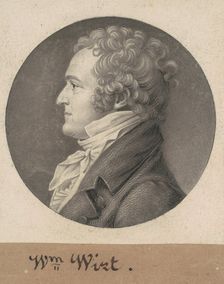 William Wirt, 1807-1808. Creator: Charles Balthazar Julien Févret de Saint-Mémin