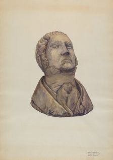 William Wirt Figurehead, c. 1938. Creator: Molly Bodenstein