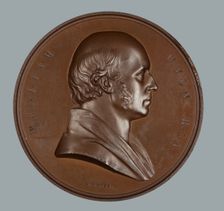 William Wyon R.A., Art Union of London medal, 1854. Creator: Leonard Charles Wyon