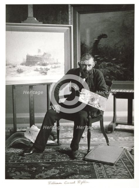 William Wyllie, RA, c1889-1891. Creator: Ralph W Robinson.
