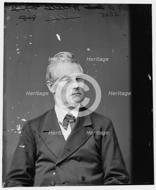 William Almon Wheeler, Vice-President, between 1870 and 1880. Creator: Unknown.