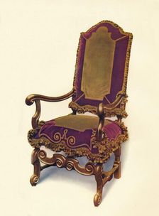 William and Mary Armchair 17th century, (1910)