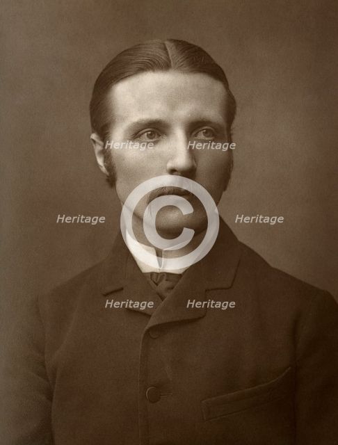 William Archer, British writer and critic, 1886.  Artist: Barraud