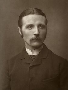 William Archer, British writer and critic, 1886. Artist: Barraud