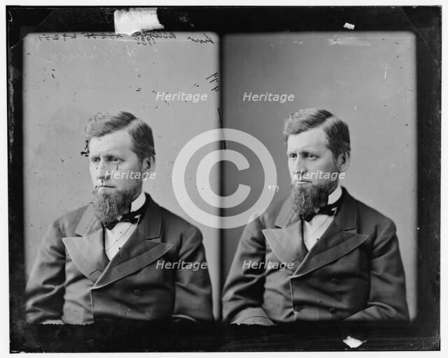 William B. Allison of Iowa, 1865-1880. Creator: Unknown.