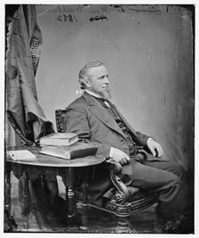 William Barrett Washburn of Massachusetts, between 1860 and 1875. Creator: Unknown