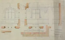 William Borden Esq. House, Chicago, Illinois, Detail, c. 1886. Creator: Richard Morris Hunt