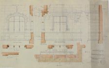 William Borden Esq. House, Chicago, Illinois, Detail, c. 1886. Creator: Richard Morris Hunt