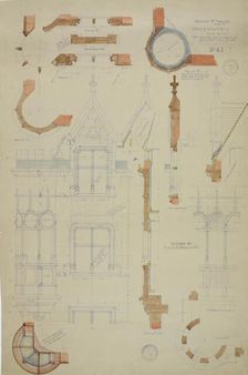 William Borden Esq. House, Chicago, Illinois, Detail, June 23, 1886. Creator: Richard Morris Hunt