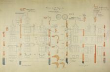 William Borden Residence, Chicago, Illinois, Construction Details, 1885/86. Creator: Richard Morris Hunt