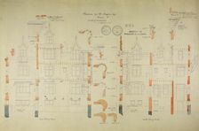 William Borden Residence, Chicago, Illinois, Construction Details, 1885/86. Creator: Richard Morris Hunt