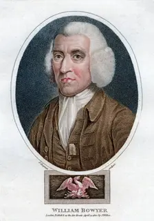 William Bowyer, 18th century English printer and literary editor, (1800).Artist: J Chapman