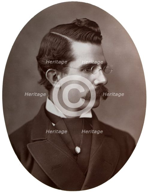 William Black, British novelist, 1877.Artist: Lock & Whitfield