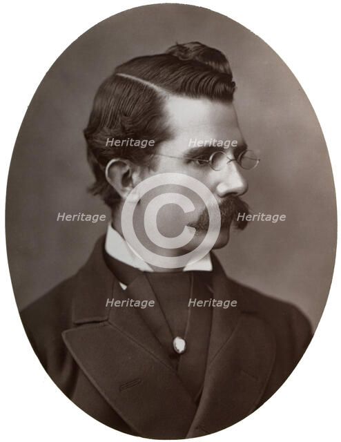 William Black, British novelist, 1877.Artist: Lock & Whitfield