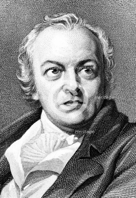 William Blake, English poet, painter, and printmaker, (1906). Artist: Unknown