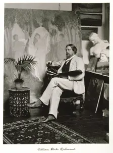 William Blake Richmond, RA, c1889-1891. Creator: Ralph W Robinson