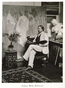William Blake Richmond, RA, c1889-1891. Creator: Ralph W Robinson