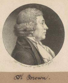 William Brown, 1798. Creator: Charles Balthazar Julien Févret de Saint-Mémin