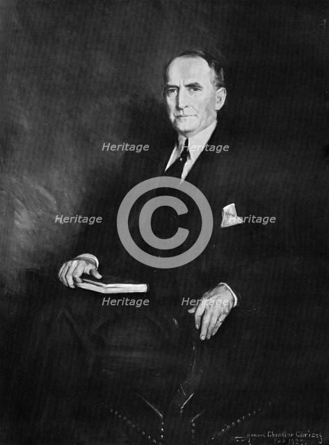 William Brockman Bankhead, Speaker of the House of Representatives, c1937.Artist: Howard Chandler Christy