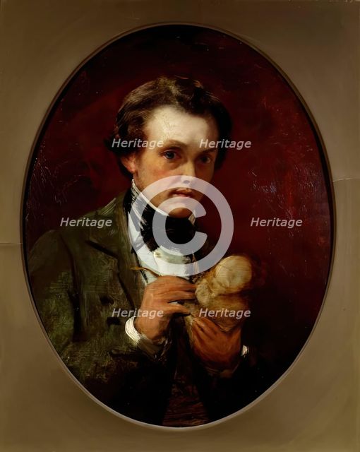 William Brodie RSA, sculptor, 1850-1867. Creator: John Phillip.