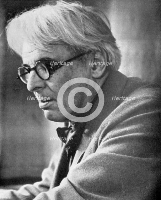 William Butler Yeats, Irish poet and playwright, c1930s. Artist: Unknown