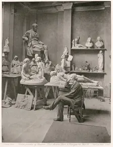 William Calder Marshall, RA, c1884. Creator: Joseph Parkin Mayall