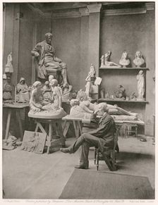 William Calder Marshall, RA, c1884. Creator: Joseph Parkin Mayall