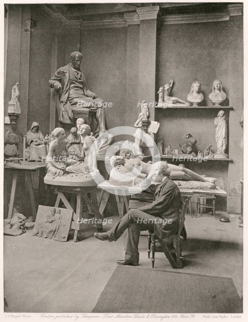 William Calder Marshall, RA, c1884. Creator: Joseph Parkin Mayall.