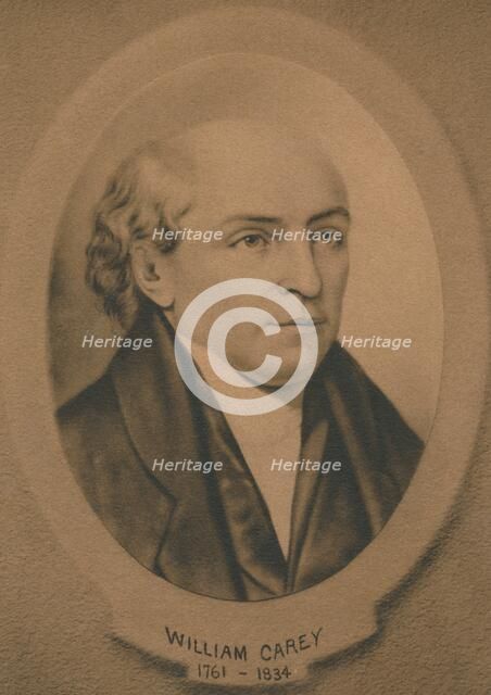 William Carey (1761-1834), British missionary and Baptist minister, c1910. Artist: Unknown.