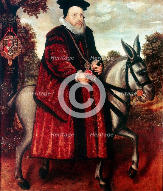 William Cecil, 1st Baron Burghley (1520-1598), English statesman. Artist: Unknown