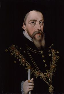 William Cecil, 1st Baron Burghley (1521-1598), after 1572. Artist: Anonymous