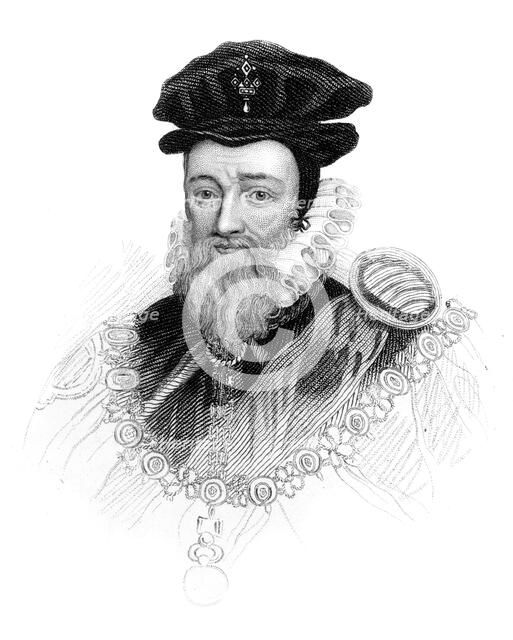 William Cecil, 1st Baron Burghley, (c1850). Artist: Unknown