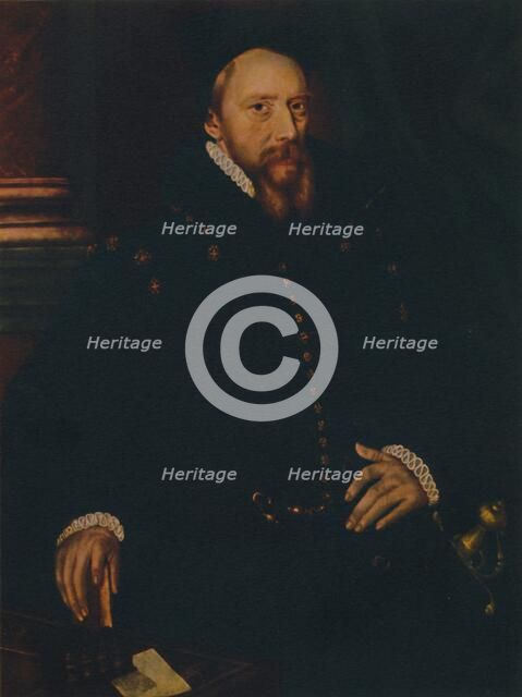 William Cecil, Lord Burghley, mid 16th century, (1941). Artist: Unknown.