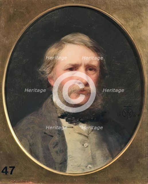 William Charles Thomas Dobson, Self Portrait, 1884. Creator: William Charles Thomas Dobson.