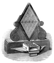 William Cooke and Charles Wheatstone's five-needle telegraph, patented 1837, (19th century). Creator: Unknown