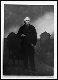 William Corcoran, full-length portrait, c.between 1900 and 1912. Creator: Charles Loring Elliott